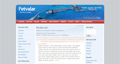 Desktop Screenshot of fetvalar.com
